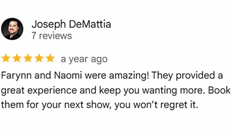 Joseph D. testimonial