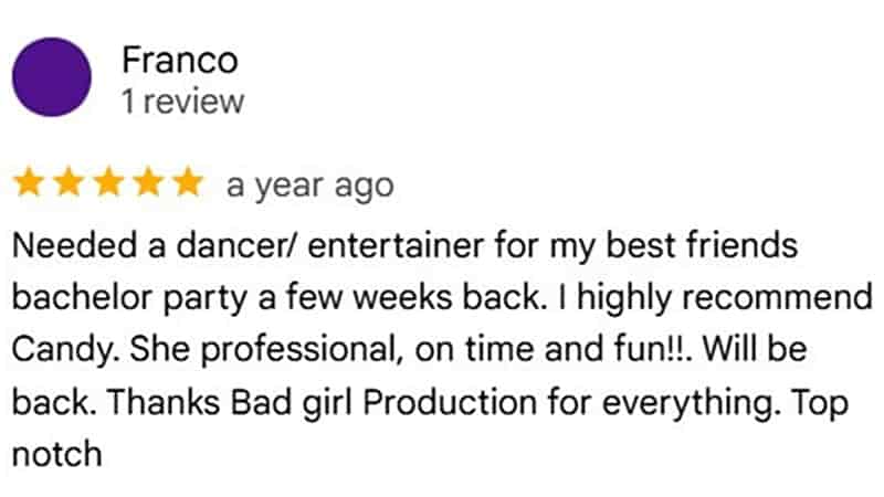 Franco F. testimonial